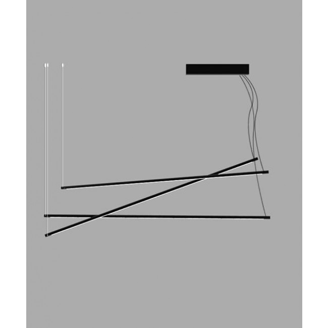 Φωτιστικό LED 64W 3000k Μαύρο 22237 ZAMBELIS