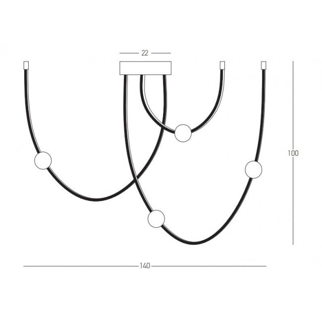 Φωτιστικό LED 42W 3000k Χρυσό Και Λευκό 22248 ZAMBELIS