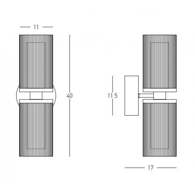 Απλίκα LED 12W 3000k Χρυσό Και Διάφανο 23016 ZAMBELIS