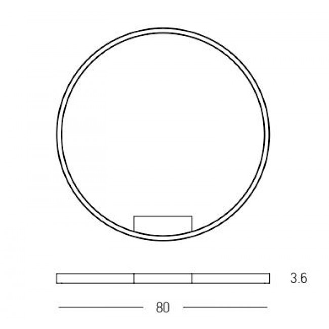 Πλαφονιέρα LED 50W 3000k Χρυσό 23026 ZAMBELIS