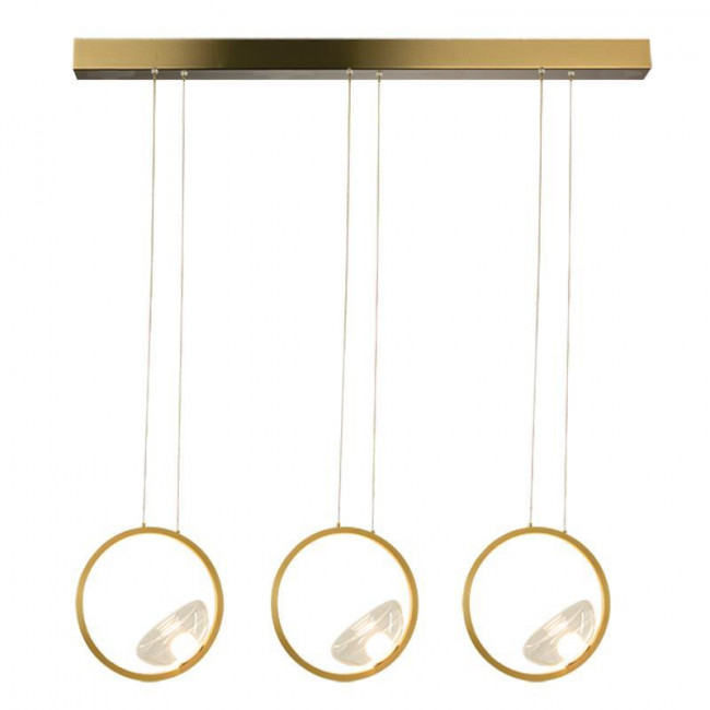 Φωτιστικό LED 21W 3000k Χρυσό 23029 ZAMBELIS