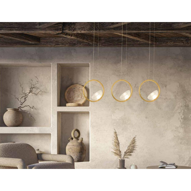 Φωτιστικό LED 21W 3000k Χρυσό 23029 ZAMBELIS