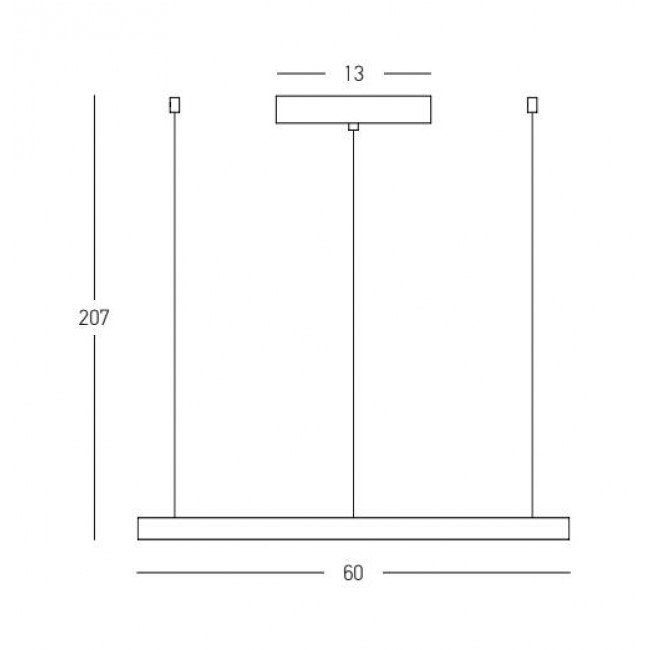 Φωτιστικό LED 28W 3000k Μαύρο 23033 ZAMBELIS