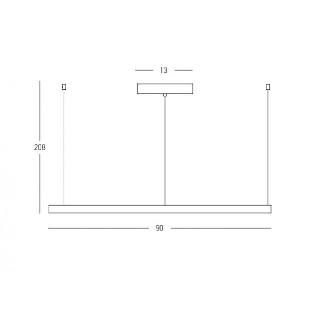 Φωτιστικό LED 45W 3000k Χρυσό 23034 ZAMBELIS