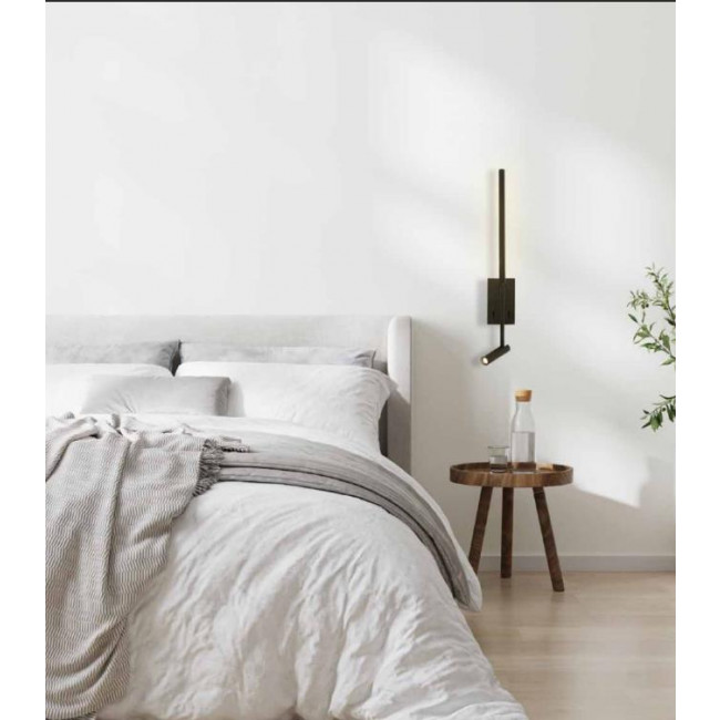 Απλίκα LED 7.5W 3000k Μαύρο 23039 ZAMBELIS