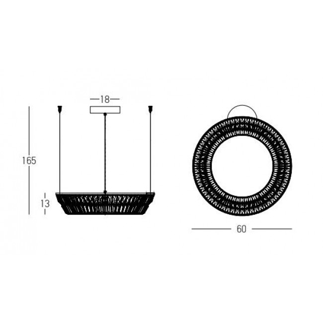 Φωτιστικό LED 38W 3000k Ορείχαλκος Και Διάφανο 23046 ZAMBELIS