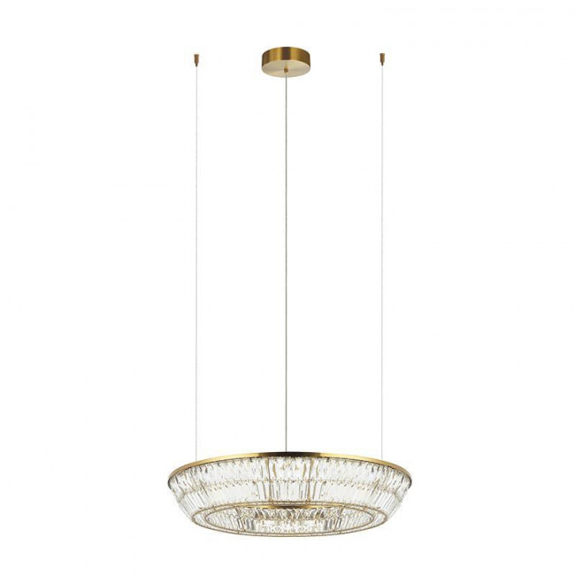 Φωτιστικό LED 55W 3000k Ορείχαλκος Και Διάφανο 23048 ZAMBELIS