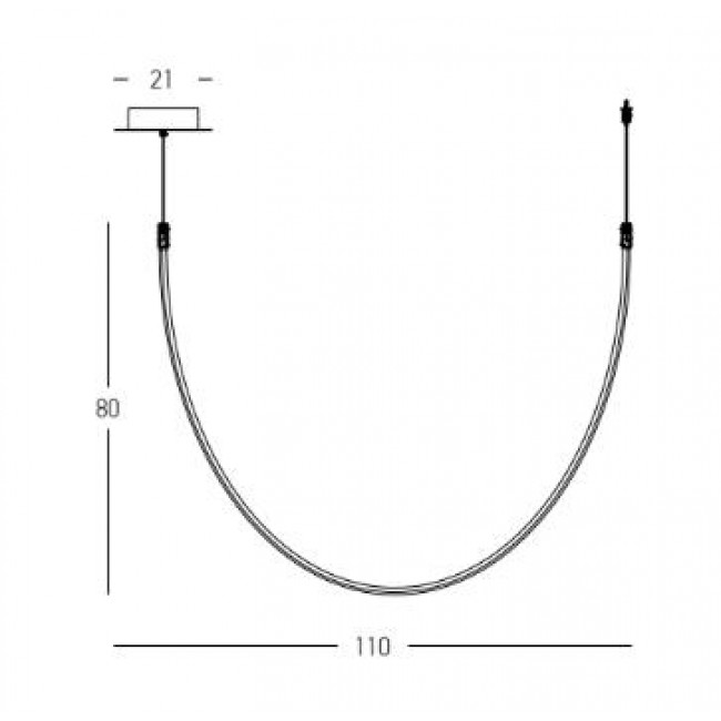 Φωτιστικό LED 18W 3000k Μαύρο 23052 ZAMBELIS