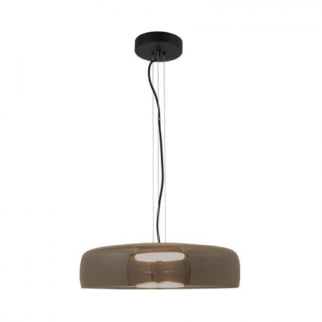 Φωτιστικό LED 15W 3000k Μαύρο Και Φυμέ 23053 ZAMBELIS