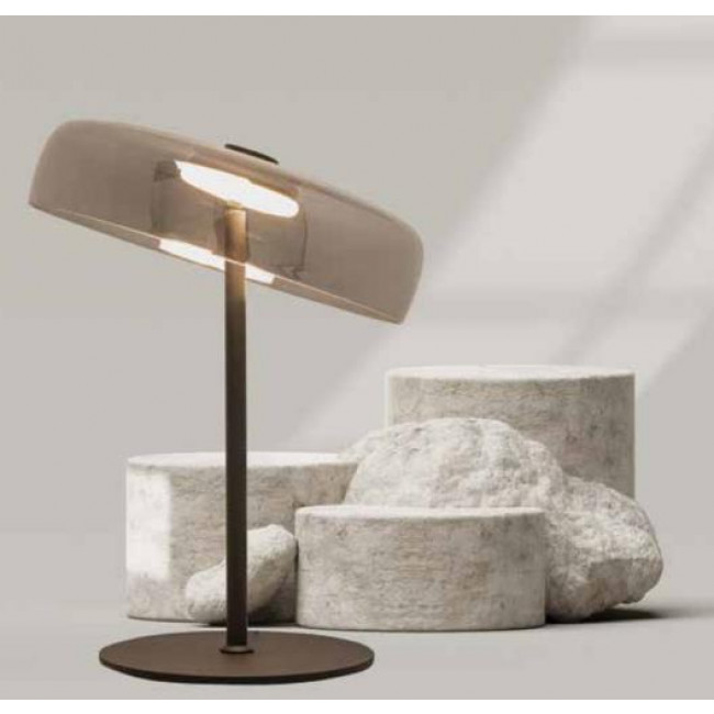 Πορτατίφ LED 15W 3000k Μαύρο Και Φυμέ 23054 ZAMBELIS