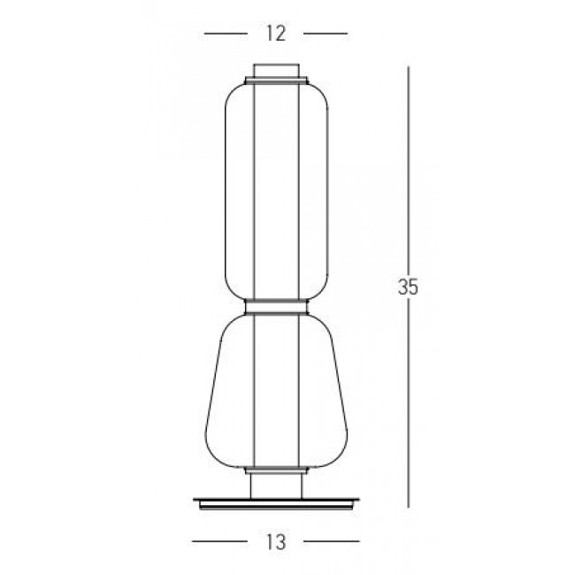 Πορτατίφ LED 7W 3000k Χρυσό Και Σαμπανιζέ 23060 ZAMBELIS