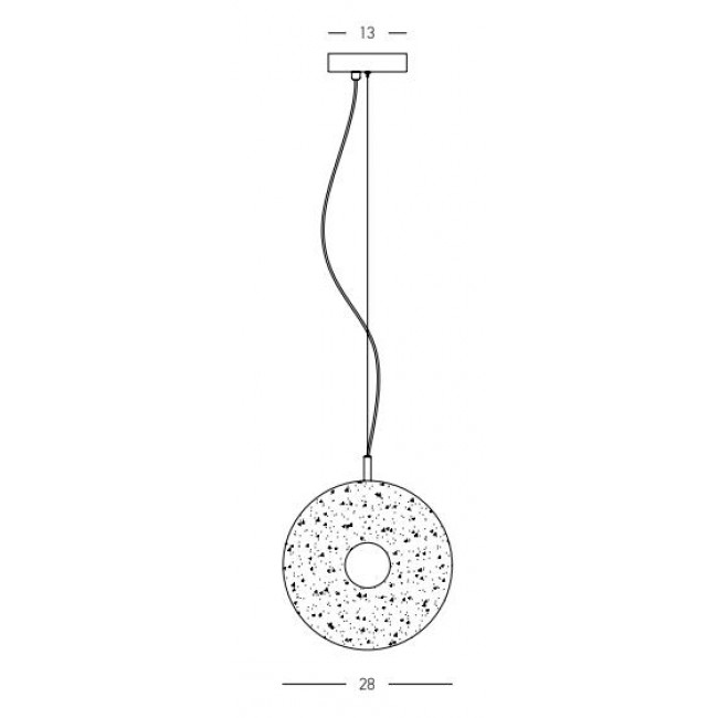 Φωτιστικό LED 8W 3000k Μαύρο Και Φυμέ 23072 ZAMBELIS