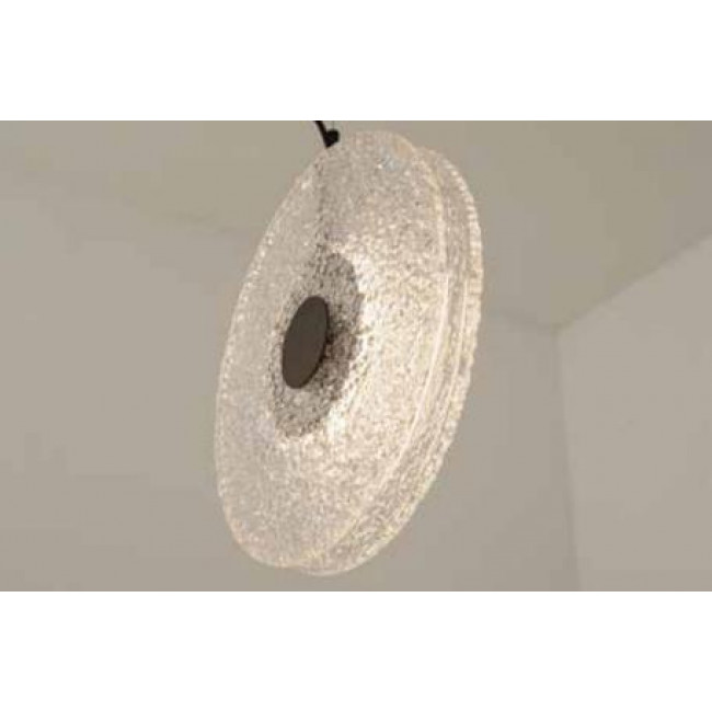 Φωτιστικό LED 8W 3000k Μαύρο Και Διάφανο 23073 ZAMBELIS