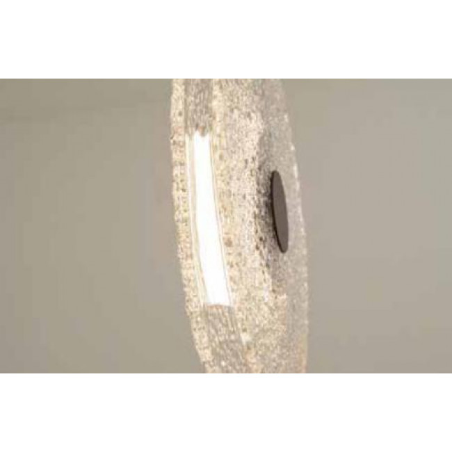 Φωτιστικό LED 8W 3000k Μαύρο Και Διάφανο 23073 ZAMBELIS