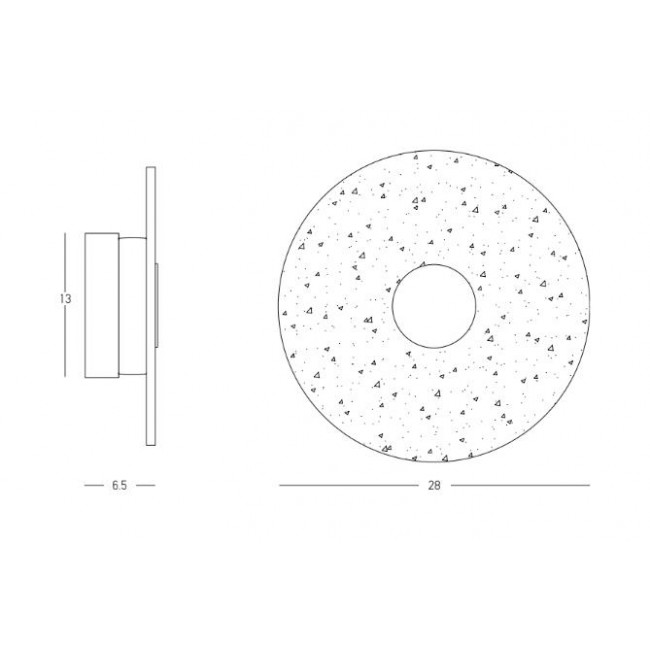 Απλίκα LED 8W 3000k Μαύρο Και Φυμέ 23076 ZAMBELIS