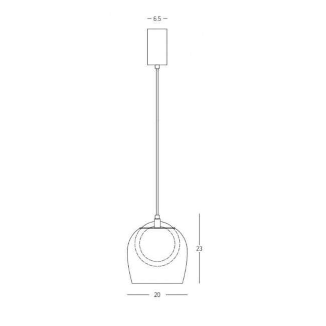 Φωτιστικό LED 6W 3000k Μαύρο Και Φυμέ 23078 ZAMBELIS