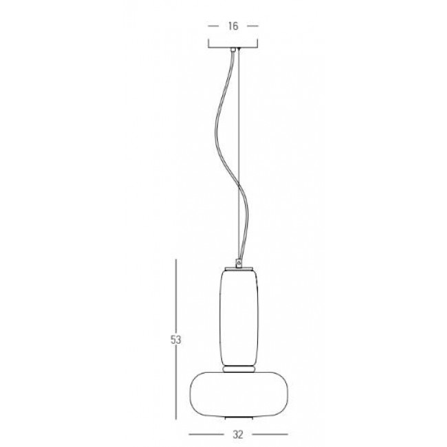 Φωτιστικό LED 23W 3000k Μαύρο 23084 ZAMBELIS