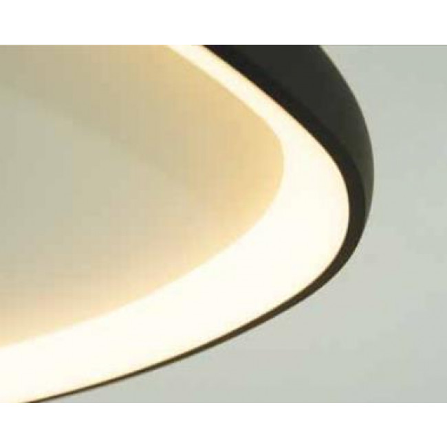 Πλαφονιέρα LED 32W 3000k Μαύρο 23087 ZAMBELIS