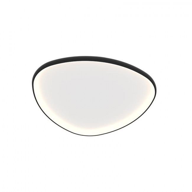 Πλαφονιέρα LED 39W 3000k Μαύρο 23090 ZAMBELIS