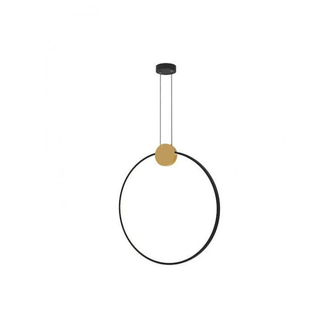 Φωτιστικό LED 24W 3000k Χρυσό Και Μαύρο 23095 ZAMBELIS