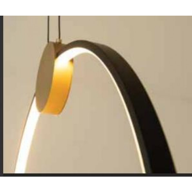 Φωτιστικό LED 24W 3000k Χρυσό Και Μαύρο 23095 ZAMBELIS