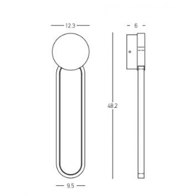 Απλίκα LED 13W 3000k Μαύρο Και Χρυσό 23102 ZAMBELIS