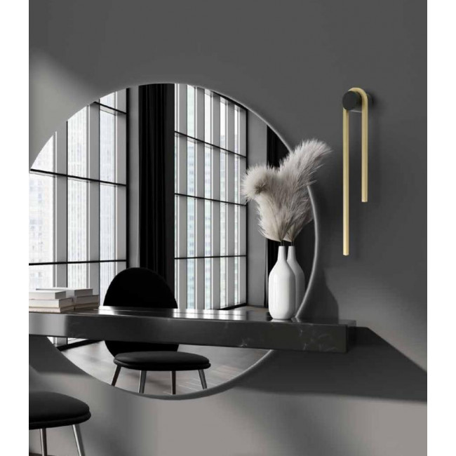 Απλίκα LED 13W 3000k Μαύρο Και Χρυσό 23107 ZAMBELIS