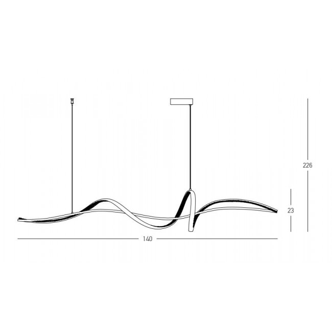 Φωτιστικό LED 27W 3000k Χρυσό 23108 ZAMBELIS
