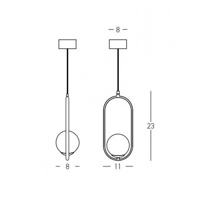 Φωτιστικό Μονόφωτο G9 Χρυσό 23136 ZAMBELIS