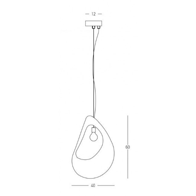 Φωτιστικό Μονόφωτο E27 Φυσικό 23163 ZAMBELIS