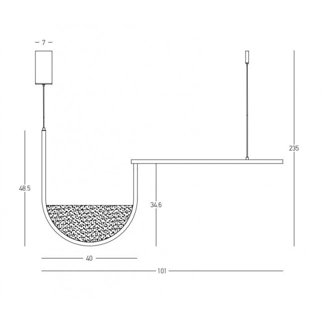 Φωτιστικό LED 35W 3000k-4000k Χρυσό Και Σαμπανιζέ 23171 ZAMBELIS