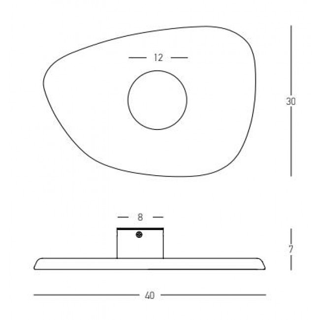 Απλίκα LED 5W 3000k Καφέ Και Μαύρο 23174 ZAMBELIS