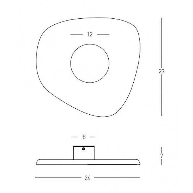 Απλίκα LED 5W 3000k Γκρι Και Μαύρο 23175 ZAMBELIS