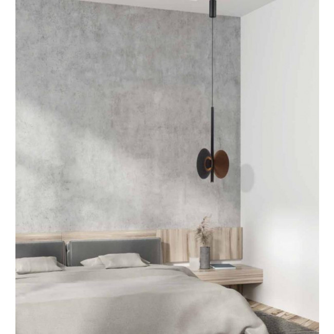 Φωτιστικό LED 6W 3000k Καφέ Και Γκρι 23176 ZAMBELIS