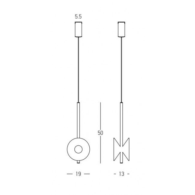 Φωτιστικό LED 6W 3000k Καφέ Και Γκρι 23176 ZAMBELIS