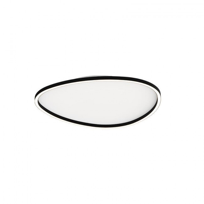 Πλαφονιέρα LED 39W 3000k Μαύρο 23208 ZAMBELIS