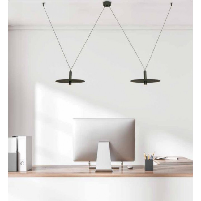 Φωτιστικό LED 14W 3000k Μαύρο 23227 ZAMBELIS