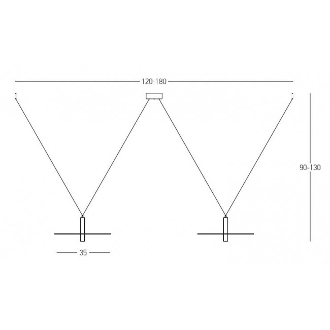 Φωτιστικό LED 14W 3000k Μαύρο 23227 ZAMBELIS