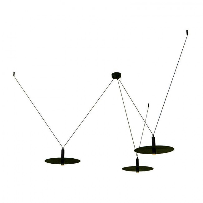 Φωτιστικό LED 21W 3000k Μαύρο 23229 ZAMBELIS