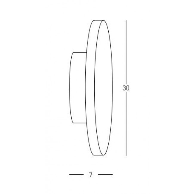 Απλίκα LED 10W 3000k Γκρι 23236 ZAMBELIS