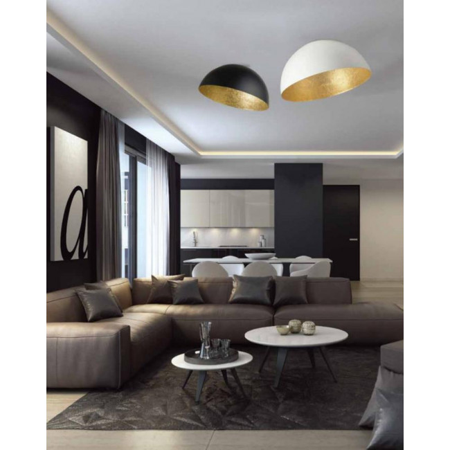 Φωτιστικό Μονόφωτο E27 Χρυσό Και Μαύρο 23257 ZAMBELIS