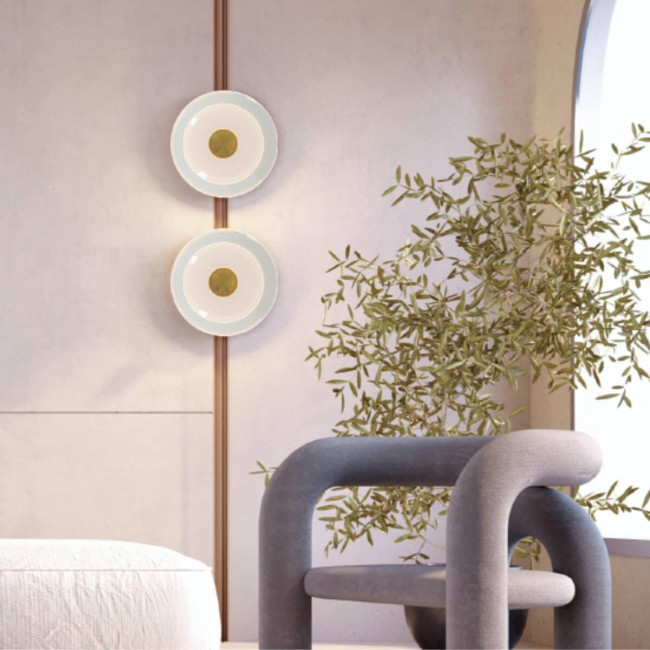 Απλίκα LED 10W 3000k Χαλκός Και Διάφανο 25143 ZAMBELIS