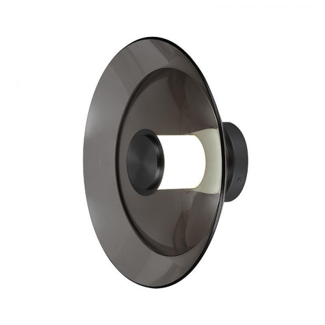 Απλίκα LED 10W 3000k Μαύρο Και Φυμέ 25144 ZAMBELIS