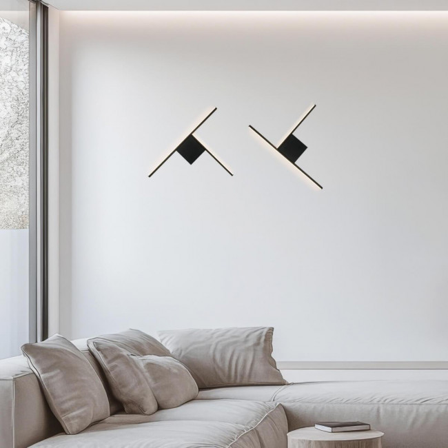 Απλίκα LED 10W 3000k Μαύρο 25148 ZAMBELIS