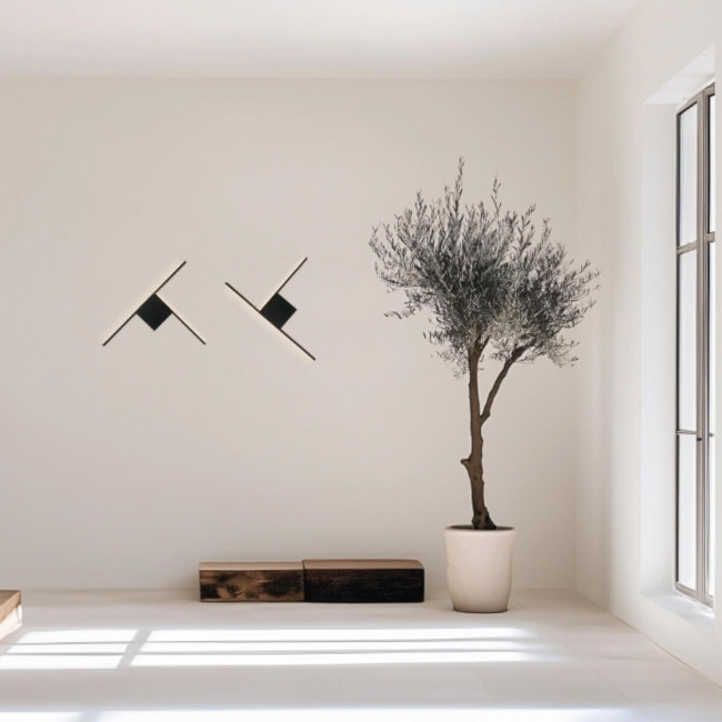 Απλίκα LED 10W 3000k Μαύρο 25148 ZAMBELIS