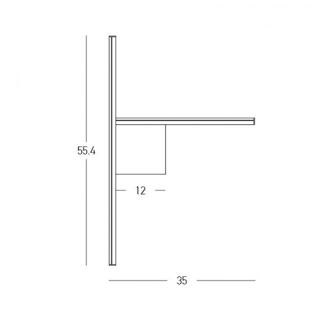 Απλίκα LED 10W 3000k Μαύρο 25148 ZAMBELIS