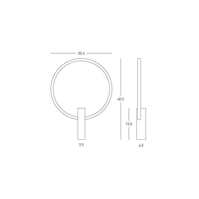Απλίκα LED 12W 3000k Μαύρο 25319 ZAMBELIS