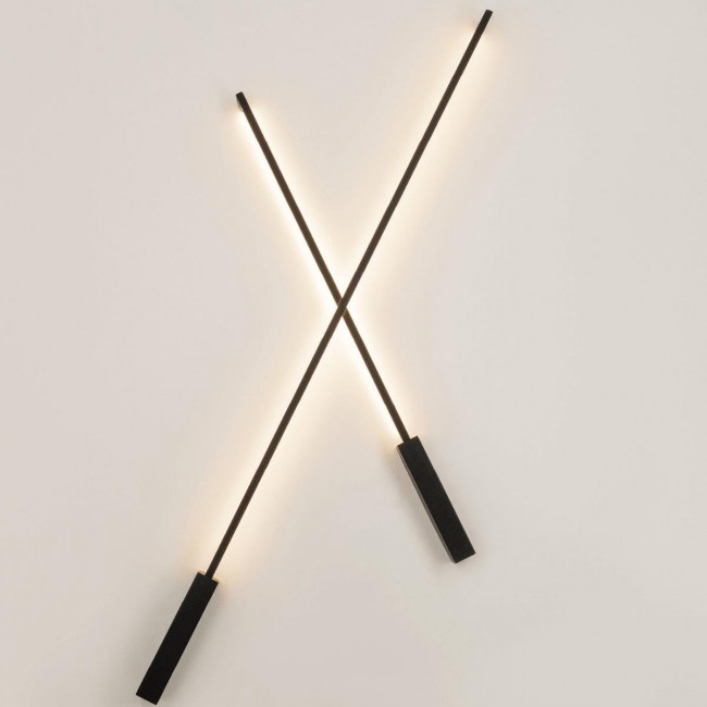 Απλίκα LED 10W 3000k Μαύρο 25321 ZAMBELIS