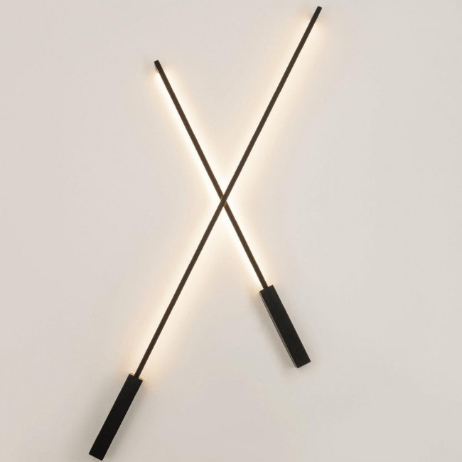 Απλίκα LED 10W 3000k Μαύρο 25321 ZAMBELIS