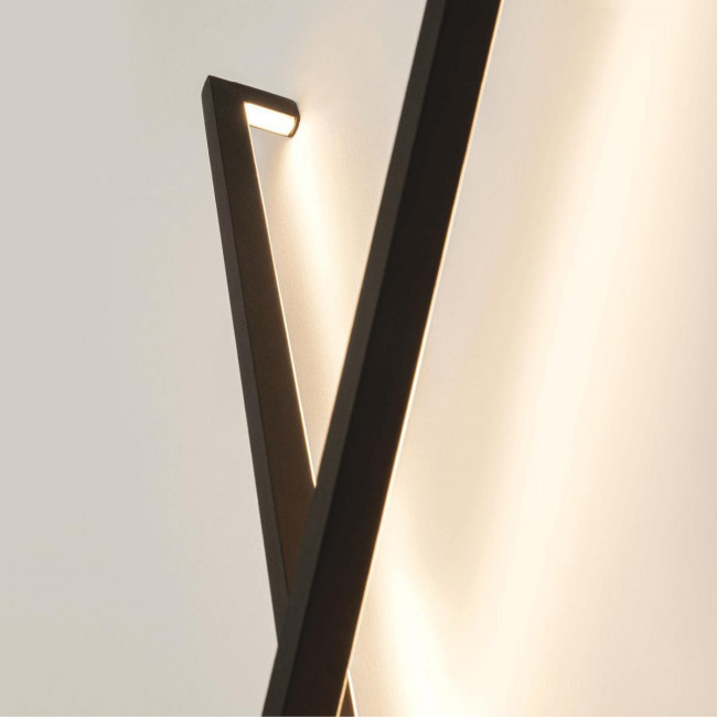 Απλίκα LED 10W 3000k Μαύρο 25321 ZAMBELIS